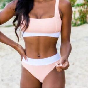 NWOT Pink lily bathing suit